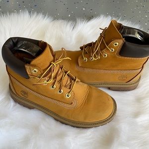 TIMBERLAND Youth Kids waterproof leather Boots 🥾
